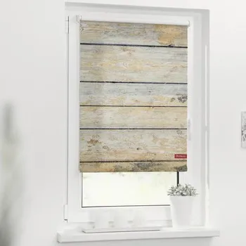 Roleta propouštějící denní světlo 70x150cm prkna-Shabby