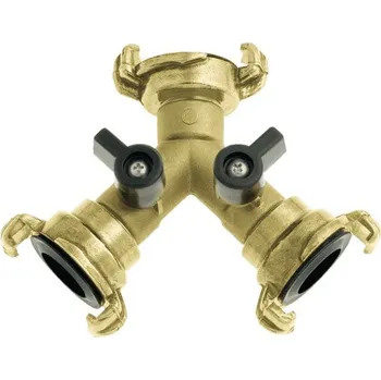 Vodovodní kohout Dvojcestný kulový kohout mosaz, 3/4"