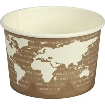 Jednorázové nádobí Bio produkty Bio papírová miska 235ml (cena za 50ks)