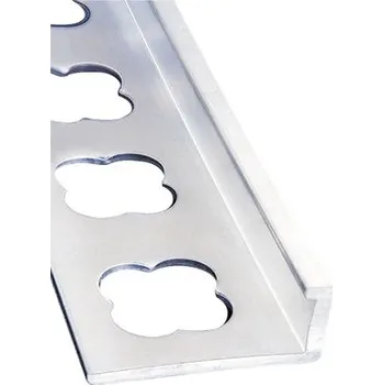 Stavební profil Lišta ALU L profil 12x2500 mm přírodní