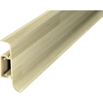soklová lišta Kanálková soklová lišta PVC ořech olivový odstín 50 x 2500 mm