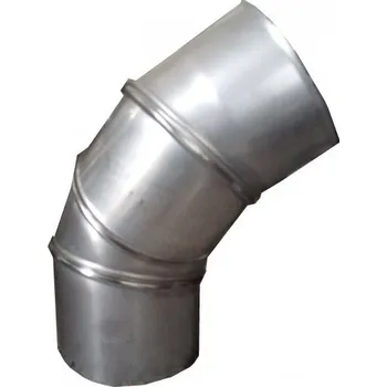 Komín Koleno nerezové přestavitelné 0°-90°130/1mm 1.4404