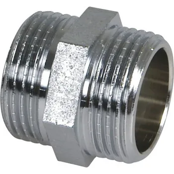 Instalatérský materiál Dvojnipl chrom 3/8"x3/8"