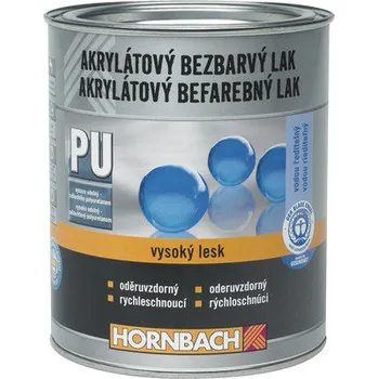 Lak na dřevo Čirý lak Hornbach akrylátový 0,75 l vysoký lesk