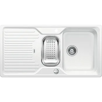 Kuchyňský dřez BLANCO Classic 6 S Silgranit s excentrem oboustranné provedení s příslušenstvím