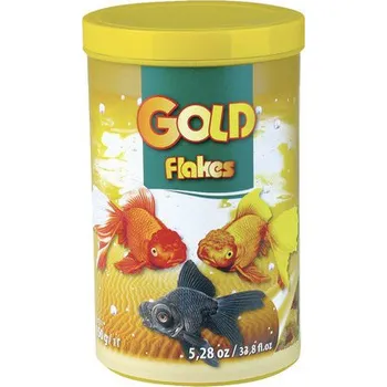 Krmivo pro rybičky Krmivo pro ryby, vločkové Gold 1L