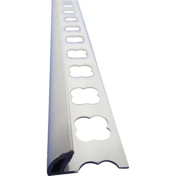 soklová lišta Lišta PVC vnější roh 10x2500 mm šedá