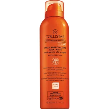 Přípravek na opalování Collistar Moisturizing Tanning Spray SPF 20 200 ml