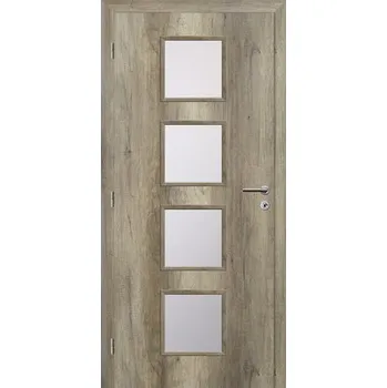 Interiérové dveře Interiérové dveře Solodoor Zenit 23 prosklené 70 L dub canyon (VÝROBA NA OBJEDNÁVKU)