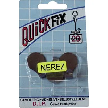Věšák Háček samolepící Quickfix Typ 7 blistr nerez
