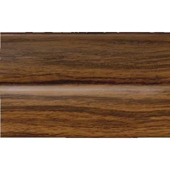 soklová lišta PVC podlahová lišta 012/031 dřevo -ořech (metráž)