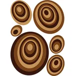 Dimex ST1 019 Brown Circles 50 x 70 cm