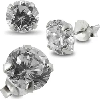 Piercing Piercingate Náušnice NAU00638 - Variantní rozměr: Kamínek: 4 mm