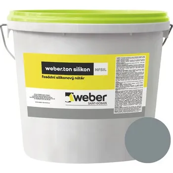 Fasádní barva Fasádní nátěr WEBER.TON silikon 25 kg SE1B šedá