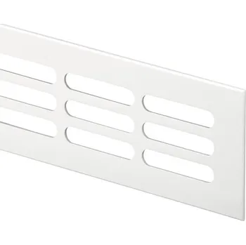 Větrací mřížka Větrací mřížka přírodní elox, 100 x 800 mm