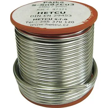 Páječka Pájka měkká Sn 97% Ag 3% 3 mm