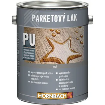 barva a nátěr na dřevo Lak na parkety Hornbach matný 2,5 l