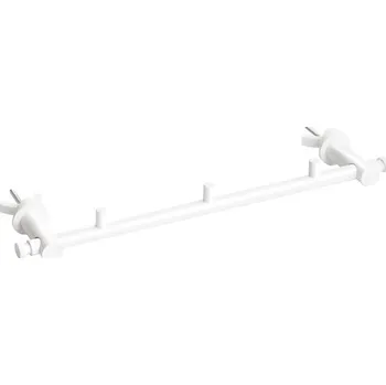 Věšák Držák ručníků RAWELL s věšáčky 35 cm bílý