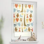 Roleta zatemňovací 100x150cm Zvířata