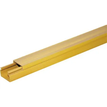kabelová chránička Lišta na kabely Malpro 18x18 mm 2m, barva světlé dřevo