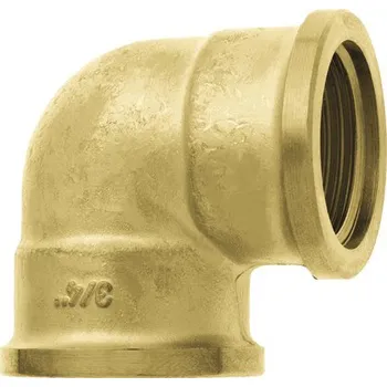 Úhleník 90° mosaz, vnitřní závit 1"