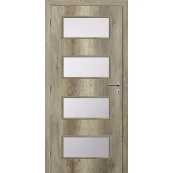Interiérové dveře Interiérové dveře Solodoor Zenit 28 prosklené 70 L dub canyon (VÝROBA NA OBJEDNÁVKU)