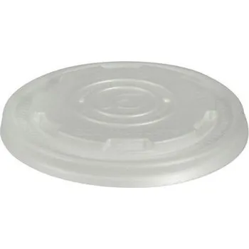 Jednorázové nádobí Bio produkty Víčko na bio misku papírovou 235ml trasparentní (cena za 50ks)