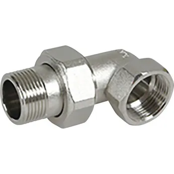 Fitinka Šroubení k radiátoru rohové, 3/4", niklované