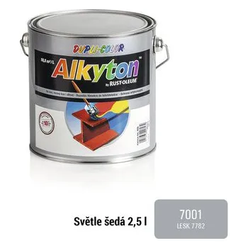 barva na kov Barva na kov rez i dřevo DUPLI-COLOR Alkyton lesklá světle šedá RAL 7001 2,5 l