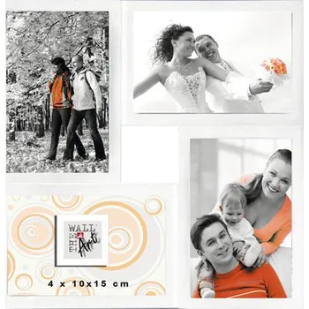 Fotorámeček Fotorámečky na více fototgrafií, bílé, 30x30cm