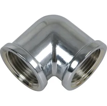 Instalatérský materiál Koleno 90° 2xvnitřní závit 3/8"x3/8" chrom