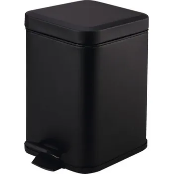Odpadkový koš Odpadkový koš do koupelny nášlapný Basano ACCADIA 3 litry černý