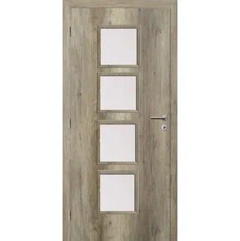 Interiérové dveře Interiérové dveře Solodoor Zenit 23 prosklené 80 L dub canyon (NA OBJEDNÁVKU DO 2 TÝDNŮ)