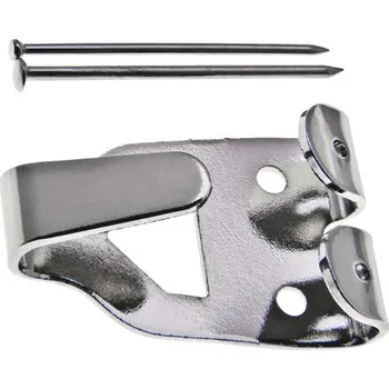 Věšák Ixa háček dvojitý poniklovaný, 5ks