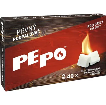 Podpalovač Podpalovač pevný PE-PO bílé kostičky 40 ks