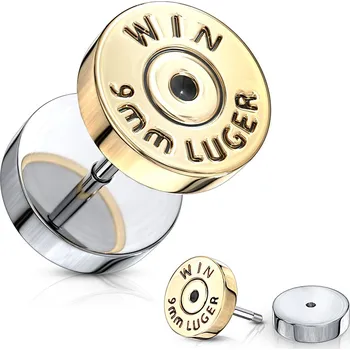 Piercing Piercingate Falešný piercing - nábojnice PFA00295 - Barva/Motiv: Zlatá