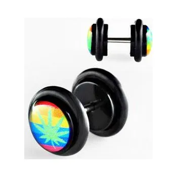Piercing Piercingate Falešný piercing - marihuana PFA00157