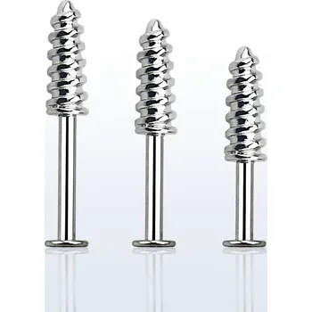 Piercing Piercingate Labreta - šroub PLA00217 - Délka tyčky: 6 mm, Průměr tyčky: 1,2 mm