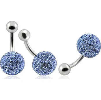Piercing Piercingate Piercing Crystal kulička se stříbrnou kuličkou PBSW00003