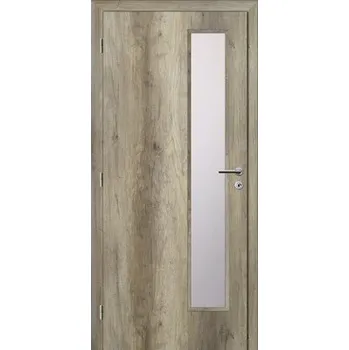 Interiérové dveře Interiérové dveře Solodoor Zenit 22 prosklené 70 L dub canyon (VÝROBA NA OBJEDNÁVKU)