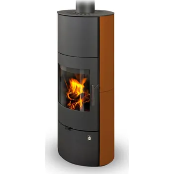 Krbová kamna kamna ROMOTOP EVORA H keramika hnědá srnčí 67300