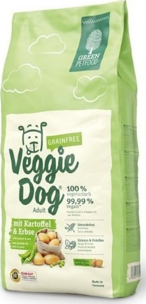 Green petfood veggiedog 2025 grainfree 15 kg