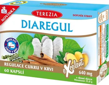 Přírodní produkt Terezia Company Diaregul 640 mg 60 cps.