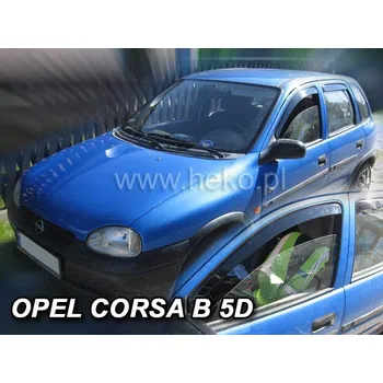 Plexi ofuk oken Ofuky oken Opel Corsa B 5dveř přední 93-01 Heko