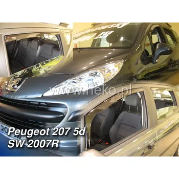 Plexi ofuk oken Ofuky oken Peugeot 207 5dveř 07- před.+zadní SW Heko