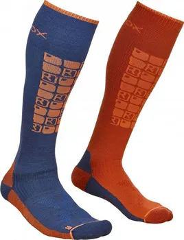 pánské ponožky Ortovox Ski Compression Socks Men Night Blue