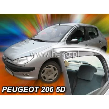Plexi ofuk oken Ofuky oken Peugeot 206 5dveř 98- před.+zadní htb Heko