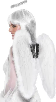 Karnevalový doplněk Smiffys Sada pro anděla - křídla, svatozář