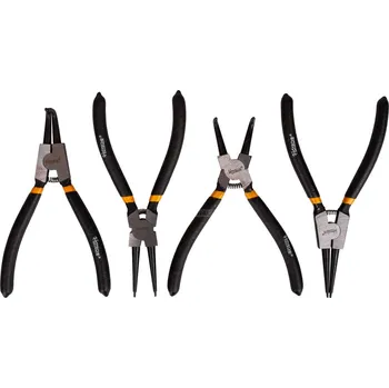 Kleště Sada kleští na pojistné kroužky 4ks, 180 mm