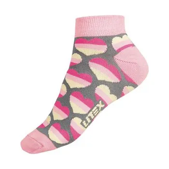 Dámské ponožky LITEX Designové ponožky nízké. 9A004